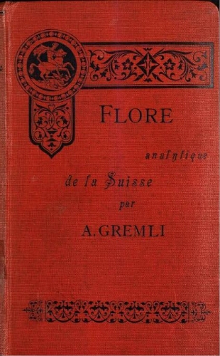 La flore analytique de la Suisse [...] Deuxième édition française